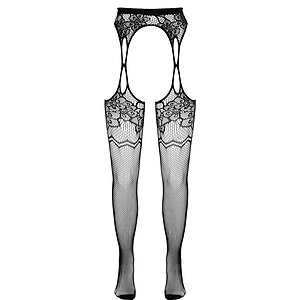 Ciorapi cu Portjartier Cottelli Collection Negru S-L