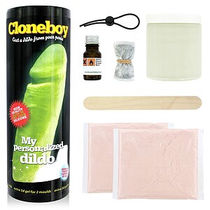 Clonă Pentru Penis Cu Dildo Glow In The Dark Verde pe Domnisoare.ro