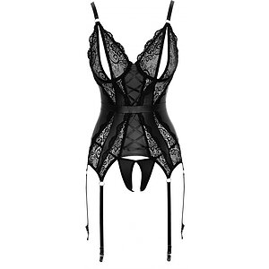 Corset Cottelli Collection Annalee Negru XL