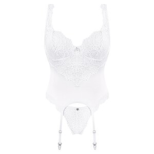 Corset Obsessive Amor Alb S-M
