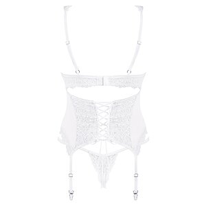 Corset Obsessive Amor Alb S-M