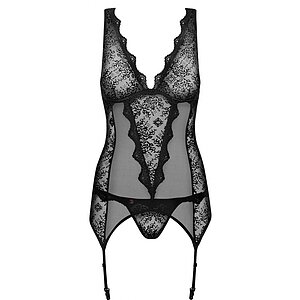 Corset Obsessive Emperita Negru S-M