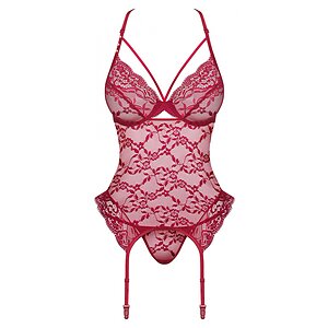 Corset Obsessive Ivetta Roșu S-M