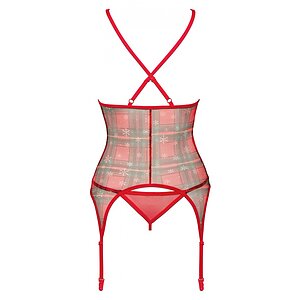 Corset Obsessive Jollymore Roșu XS-S