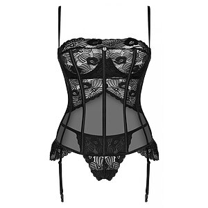 Corset Obsessive Serena Love Negru XS-S
