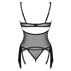 Corset Obsessive Sherila Negru XS-S