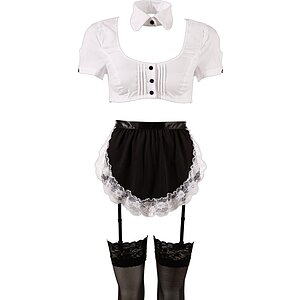 Costum Emmalyn Menajeră Cottelli Collection Negru S