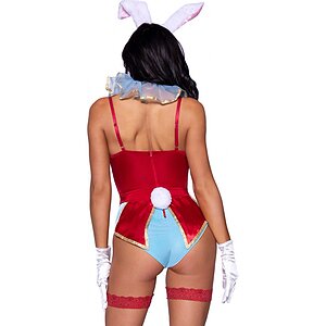 Costum Leg Avenue White Rabbit Bodysuit Multicolor S