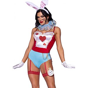 Costum Leg Avenue White Rabbit Bodysuit Multicolor pe Domnisoare.ro