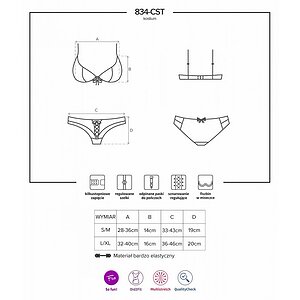 Costum Obsessive 834-CST Turcoaz L-XL