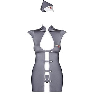 Costum Obsessive Stewardesă Gri S-M