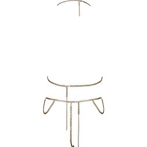 Cottelli Collection – Bikini Din Lanț Auriu, Ajustabil