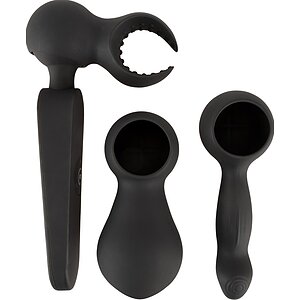 Couples Choice Wand – 12 Moduri, încălzire 41°C, Reîncărcabil Negru