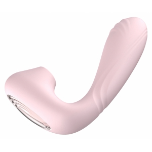 Crushious Pookie Stimulator cu Dublă Stimulare, Reîncărcabil Roz