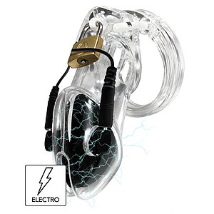 Cușcă Penis Electrică Discretă cu Telecomandă Transparent Cușcă Penis Electrică Discretă cu Telecomandă Transparent pe Domnisoare.ro