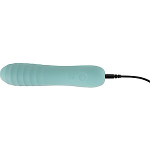 cuties Mini Vibrator – 8 Moduri, Reîncărcabil Albastru