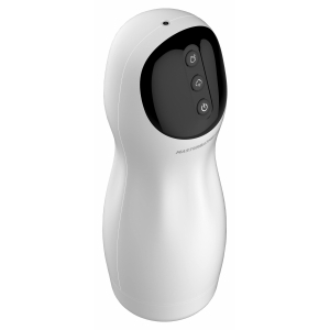 Deluxe Pro Masturbator Reîncărcabil cu Contracții și Vibrații Alb pe Domnisoare.ro