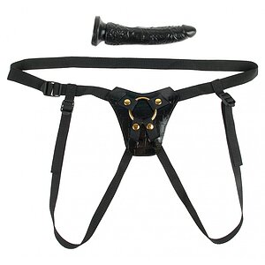 Designer Strap-On Pipedream Negru