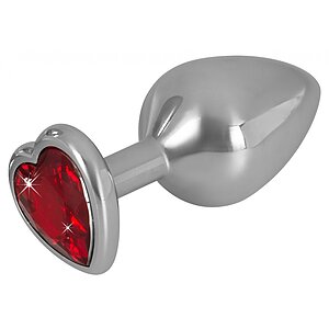 Diamond Anal Plug Medium Argintiu pe Domnisoare.ro