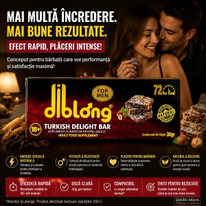 Diblong Turkish Delight Bar 30g