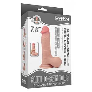 Dildo Cu Piele Glisantă Layer Dong