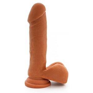 Dildo Cu Testicule Dual Density 20cm pe Domnisoare.ro