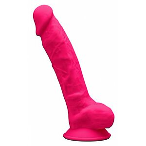 Dildo cu Ventuză și Testicule Roz Dildo cu Ventuză și Testicule Roz pe Domnisoare.ro