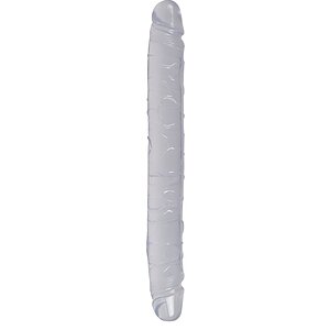 Dildo Dublu Crystal Duo Transparent Dildo Dublu Crystal Duo Transparent pe Domnisoare.ro