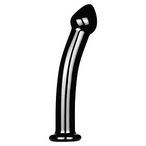 Dildo Just Fun Glass Romance 17cm Negru Dildo Just Fun Glass Romance 17cm Negru pe Domnisoare.ro