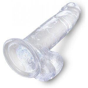 Dildo King 7 Inch Penis Transparent