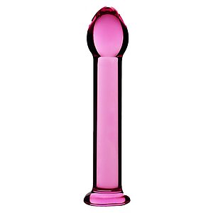 Dildo LoveToy Glass Romance Roz Dildo LoveToy Glass Romance Roz pe Domnisoare.ro
