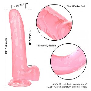 Dildo Queen Size Dong 25.5cm Roz