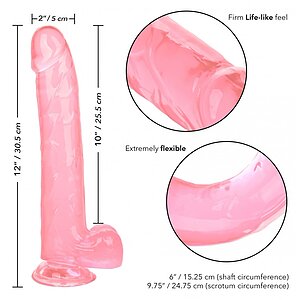 Dildo Queen Size Dong 30.5cm Roz