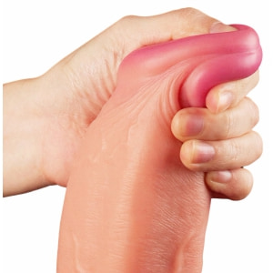 Dildo Realistic 30cm Dual Layered Platinum