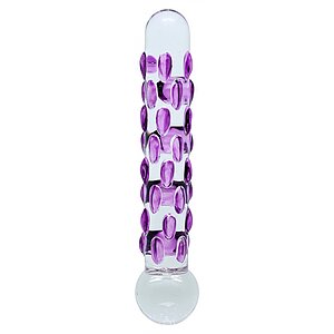 Dildo Sensual Glass Celine Transparent Dildo Sensual Glass Celine Transparent pe Domnisoare.ro