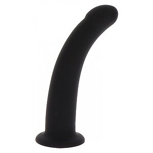 Dildo Strap-On Dong Medium 14cm Negru Dildo Strap-On Dong Medium 14cm Negru pe Domnisoare.ro