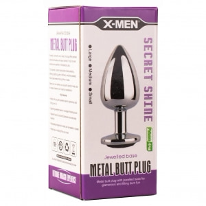 Dop Anal X-MEN Secret Shade Metal S Argintiu