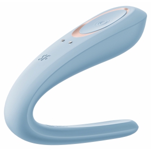 Satisfyer Double Classic Vibrator Cuplu Reîncărcabil Albastru Satisfyer Double Classic Vibrator Cuplu Reîncărcabil Albastru pe Domnisoare.ro