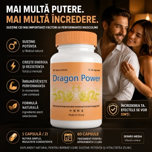 Dragon Power 60 Cps — Complex Vegetal Pentru Bărbați