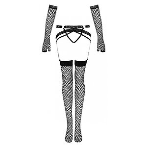 Dres Cu Portjartier CoFashion Nemalia Negru S-M