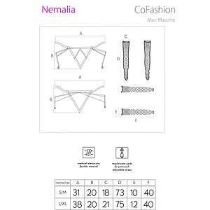 Dres Cu Portjartier CoFashion Nemalia Negru S-M