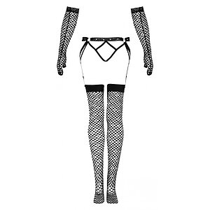 Dres Cu Portjartier CoFashion Nemalia Negru S-M