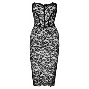 Rochie Noir Handmade Brenda Negru S