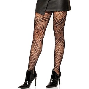 Dresuri Leg Avenue Chevron Net Negru pe Domnisoare.ro