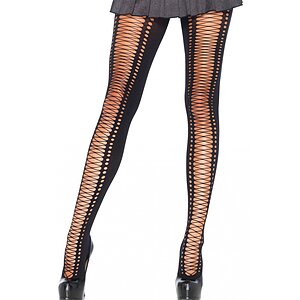 Dresuri Leg Avenue Spandex Lace Up Negru pe Domnisoare.ro