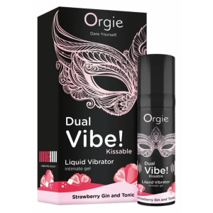 Dual Vibe Gel Vibrant Căpșuni Gin Tonic pe Domnisoare.ro