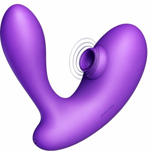 DuoVibe I Vibrator Air Punctul G Mov 9+9 Moduri, Reîncărcabil DuoVibe I Vibrator Air Punctul G Mov 9+9 Moduri, Reîncărcabil pe Domnisoare.ro