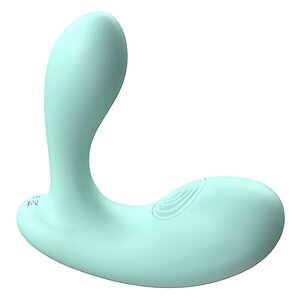 DuoVibe II – Vibrator punct G cu Tapping, 9 Moduri, Reîncărcabil Verde