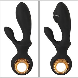 Eternal Rabbit Gonflabil — 3 Motoare, 10 Moduri, USB Negru