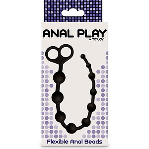 Flexible Anal Beads Negru
